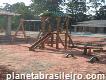 Playground infantil Balanço Escorregador