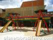 Parquinho playground brinquedo de madeira e ferro casinha de tarzan de eucalipto Tratado